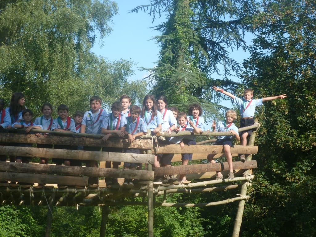 Grand jeu en forêt
